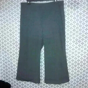 Gap women's super wide leg capri pants poly wool blend size 12